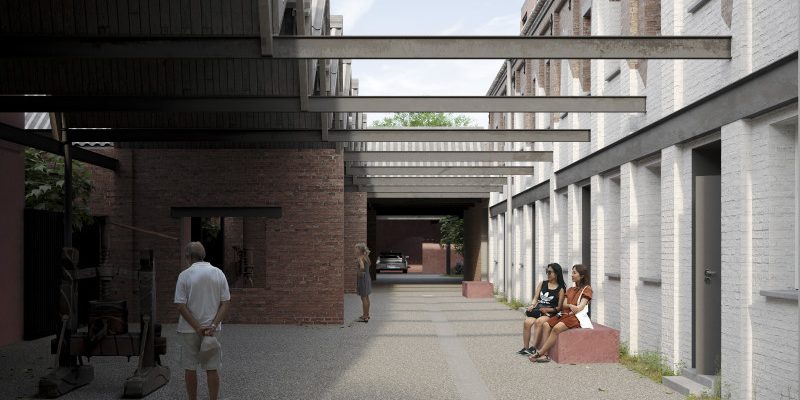 Project Haarsnijderij Lebbeke - Gezellig binnenplein