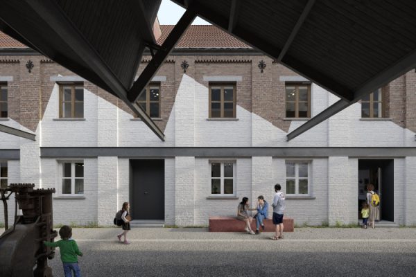 Project Haarsnijderij Lebbeke - Gezellig binnenplein